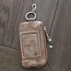 Metallic Brown Phone Pouch